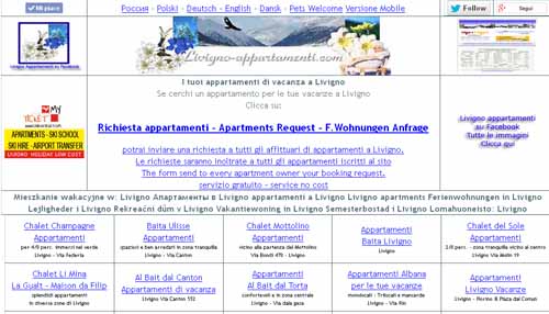 gli appartamenti di vacanza di livigno